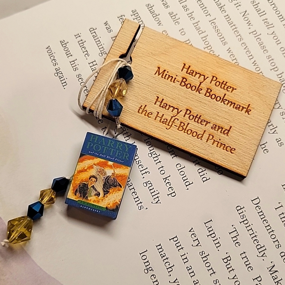 Harry Potter Bookmark Harry Potter and the Half Blood Prince Mini Book
